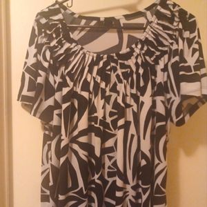 Black and White Style and Co Top